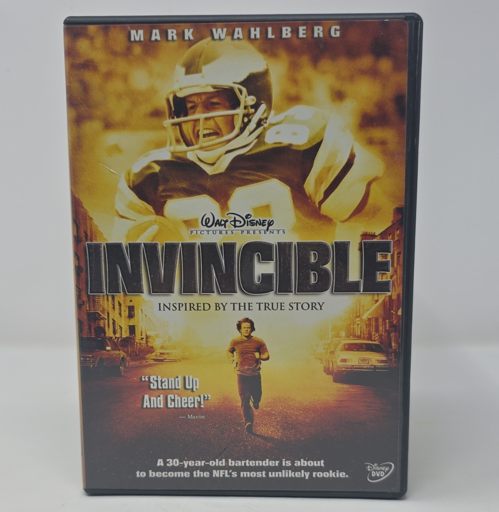Walt Disney Pictures Invincible DVD PG 2006 Widescreen Mark Wahlberg